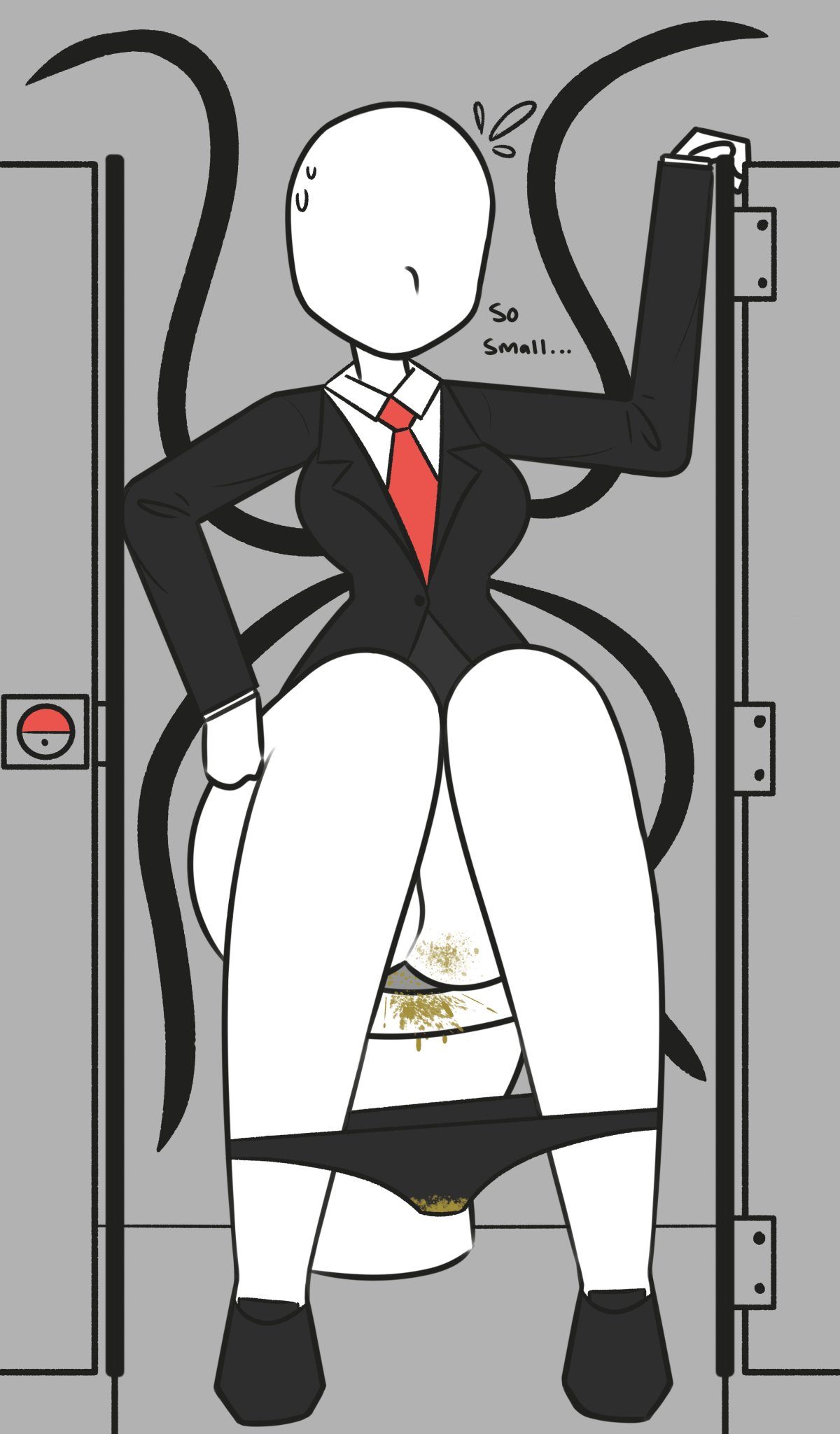 Slenderman — artwork by HuntyZombies