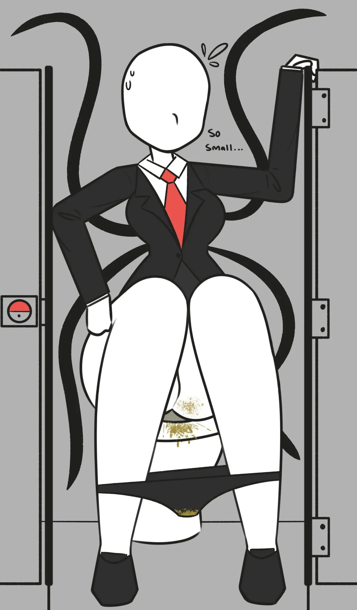 Slenderman — artwork by HuntyZombies