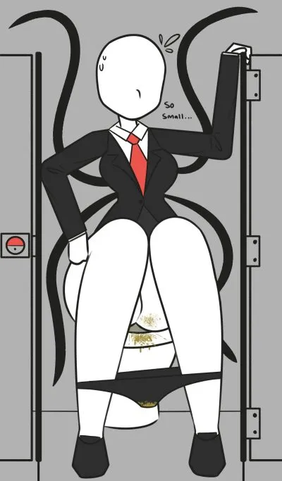 Slenderman — artwork by HuntyZombies