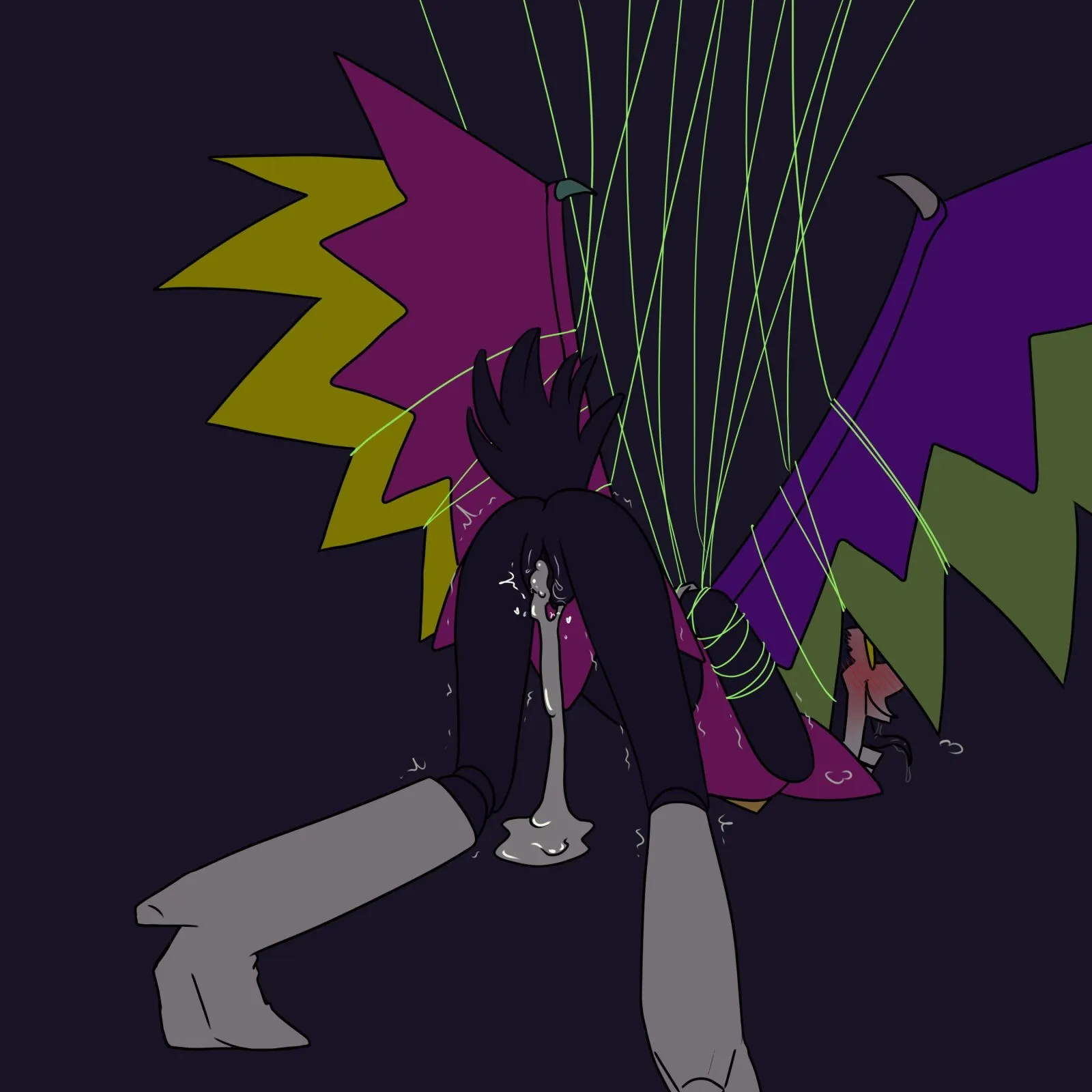 Spamton g spamton — artwork by karixu