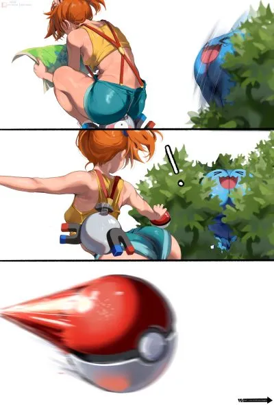 Kasumi (pokemon) — artwork by lady shin