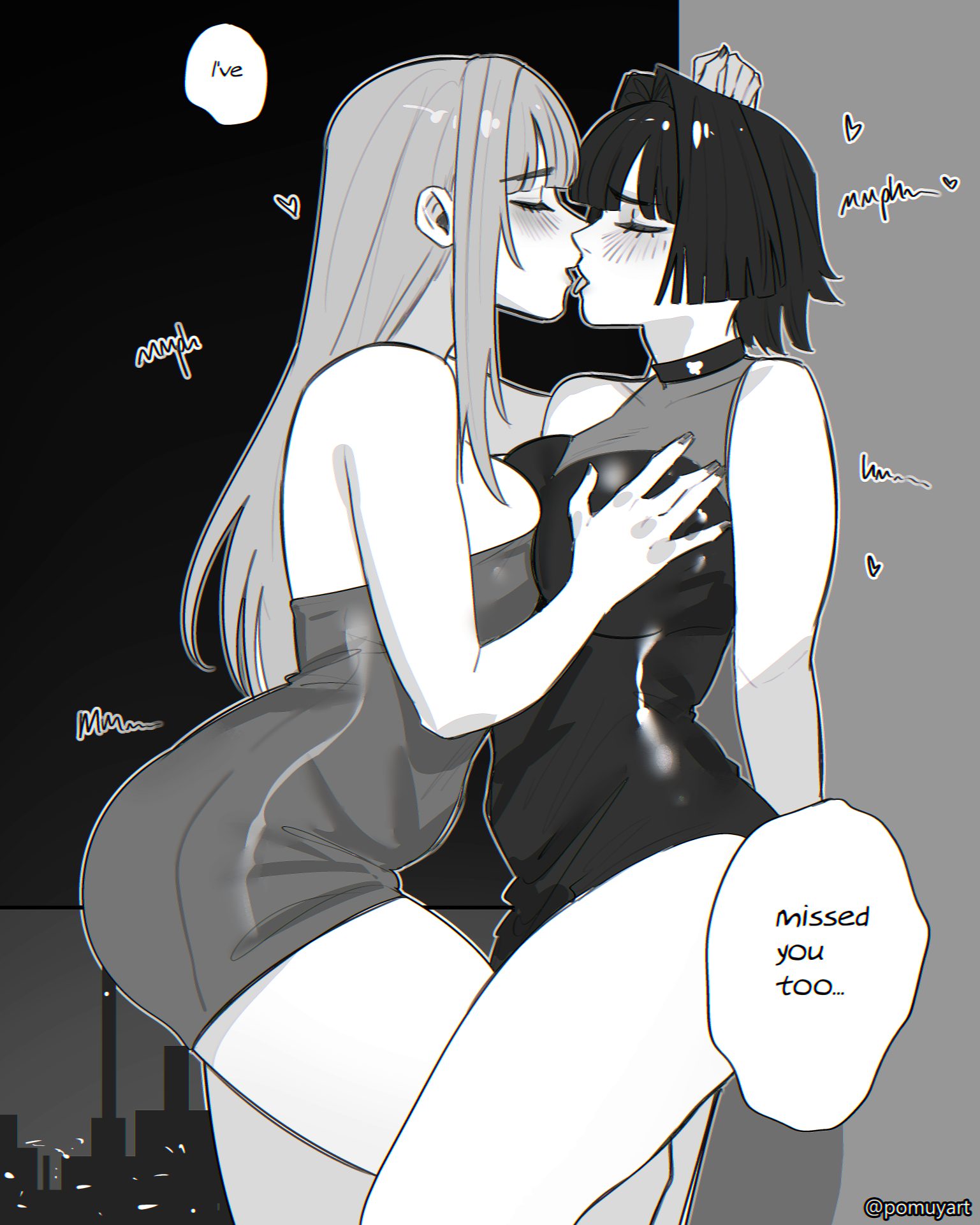 Mori calliope — artwork by pomuya