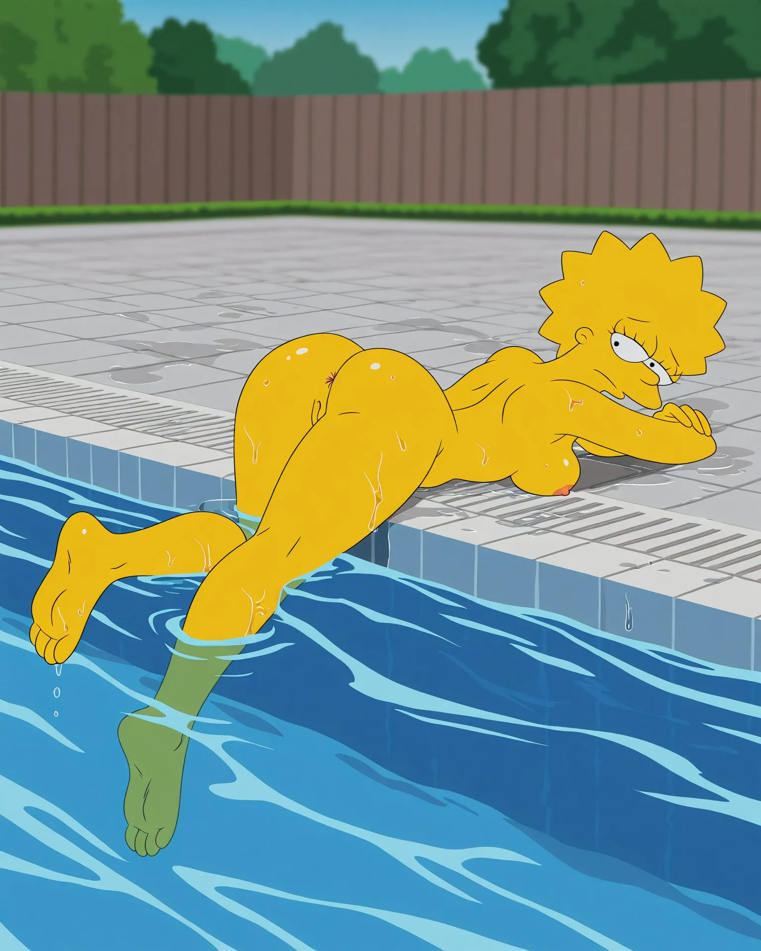 The simpsons — artwork by mycartoons