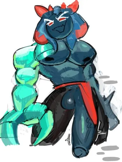 Lobster cookie — artwork by ekliedraws
