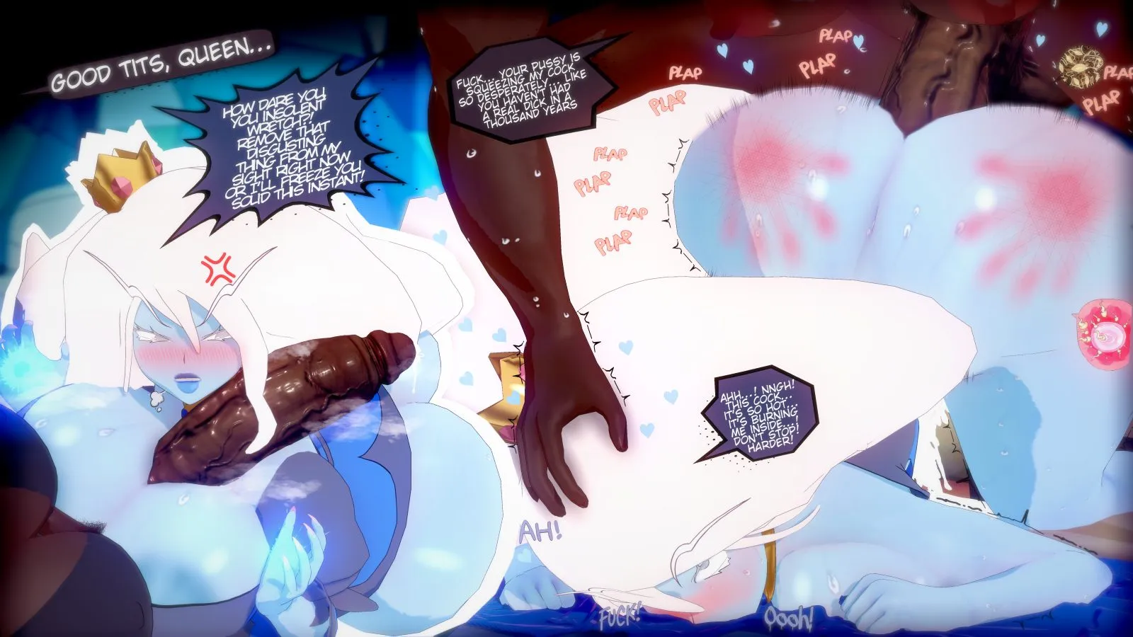 Ice queen (adventure time) — artwork by nyanbox