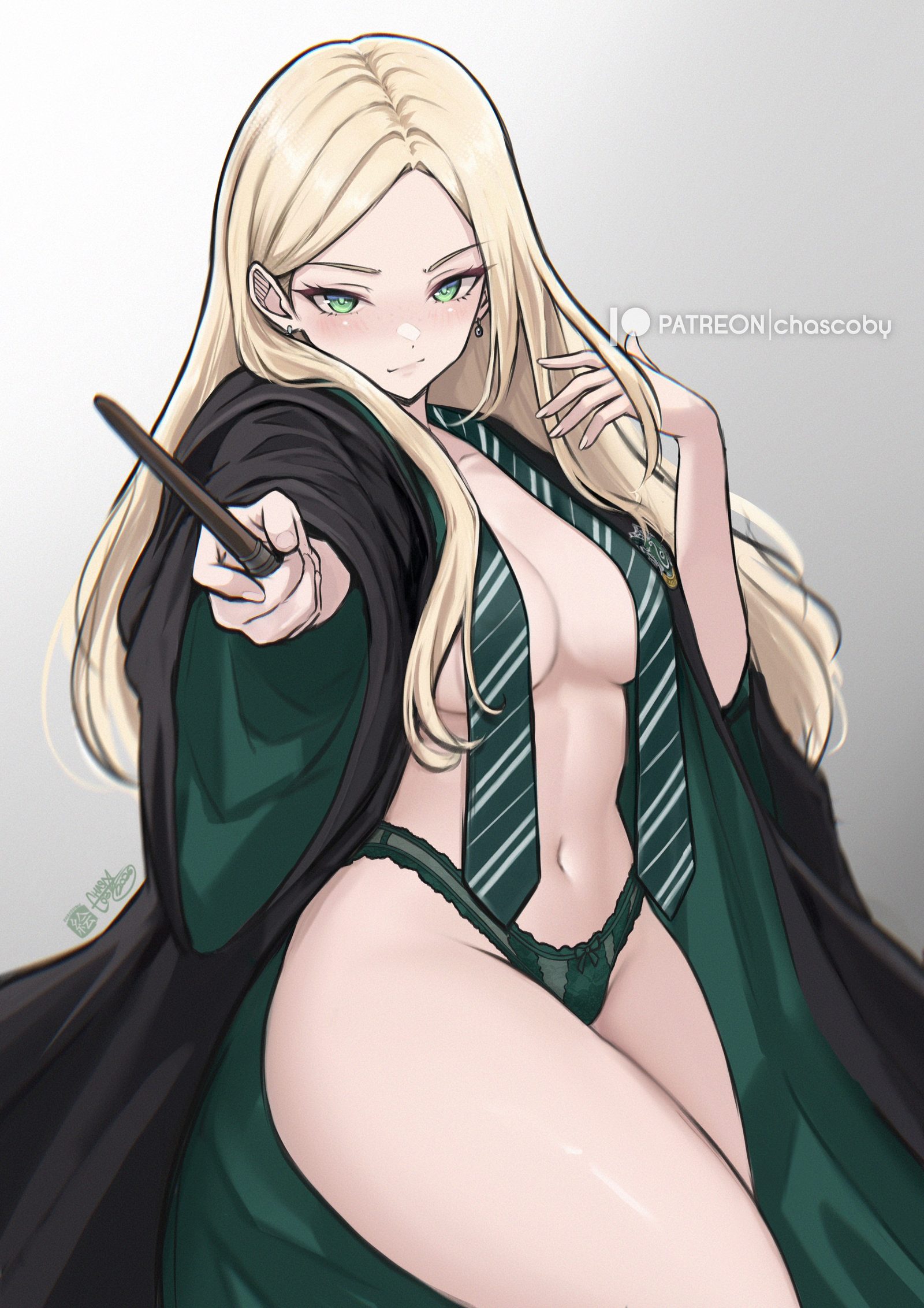 Draco malfoy — artwork by chascoby