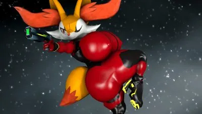 Braixen — artwork by ironhawk